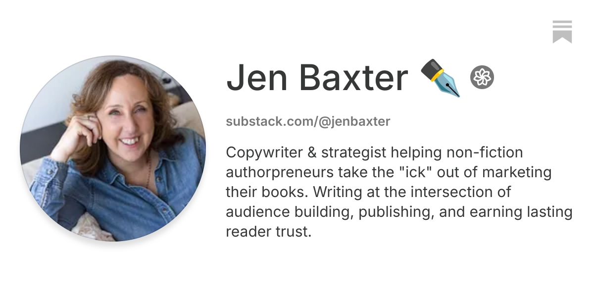 Jen Baxter ️ | Substack