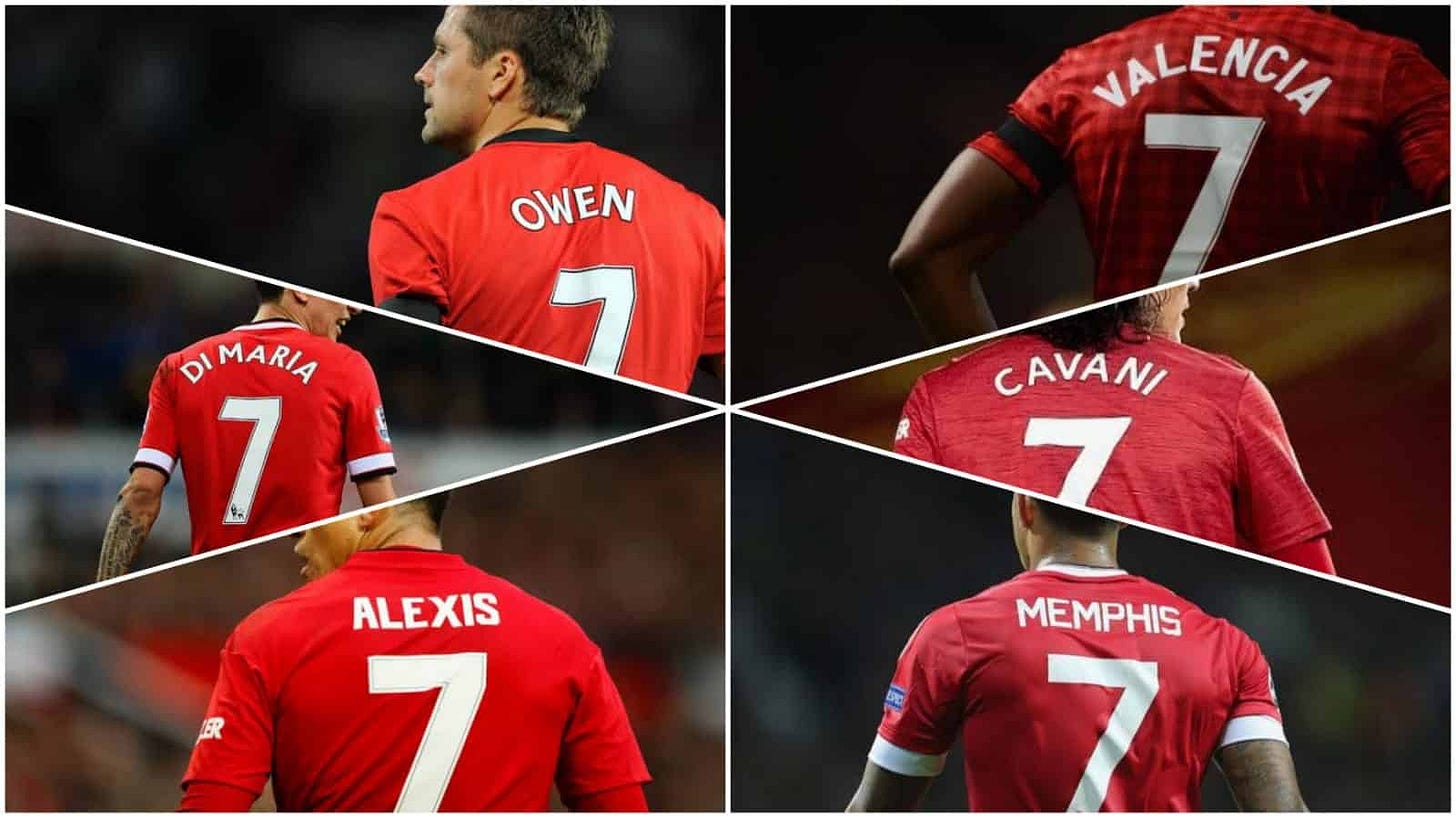 The Curse' of the No.7 Jersey, List of players to don #7 since Cristiano  Ronaldo's departure from Manchester United in 2009