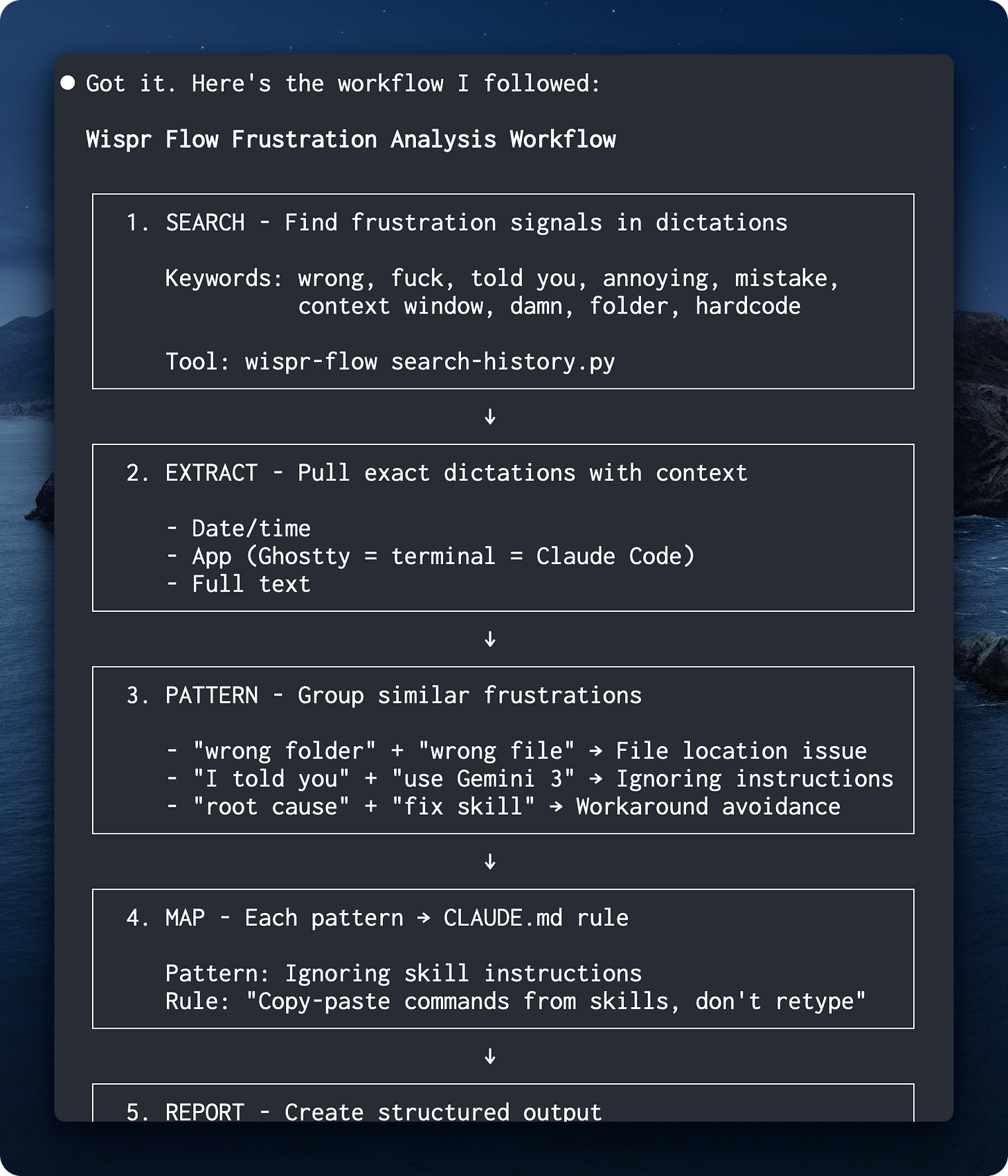 Frustration Analysis Workflow