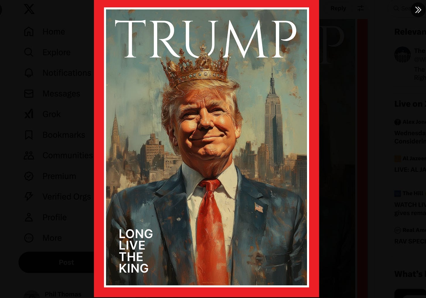 Donald Trump declares himself 'king' after striking down New York  congestion pricing | The Independent