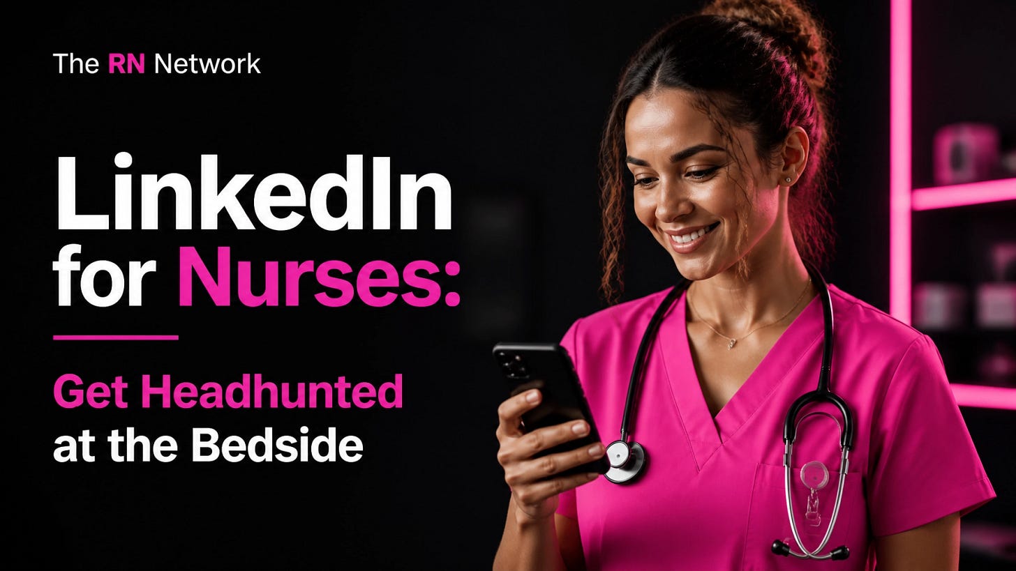 Nurse using phone for professional development Nurse using phone for professional development