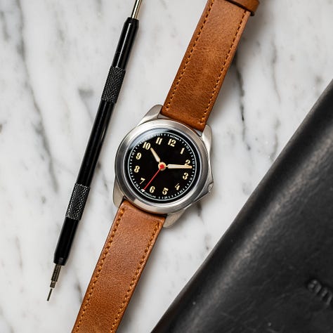 Unpolished watch straps for vintage watches