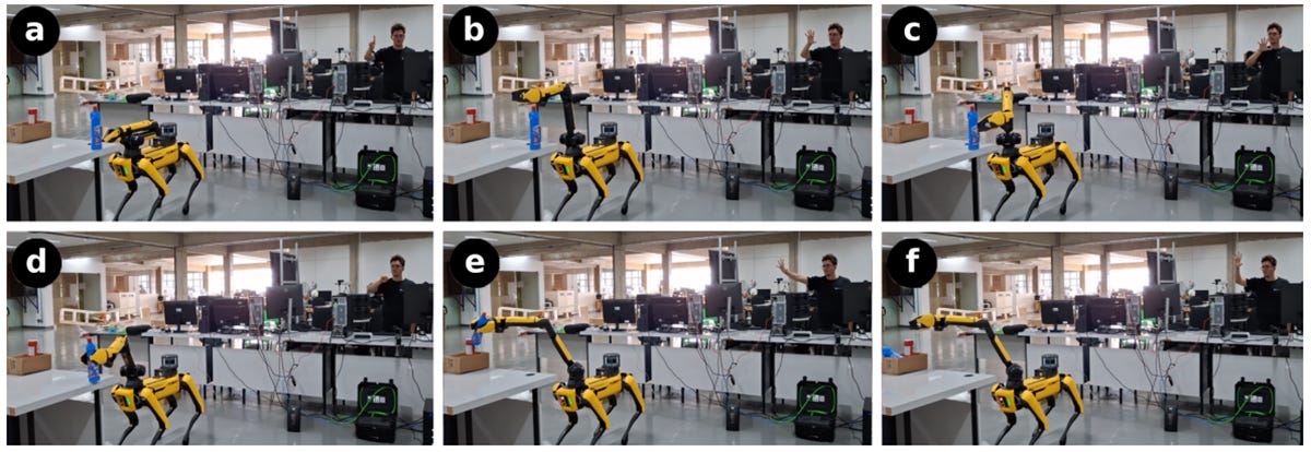 A imagem contém a trajetória do robô na teleoperação