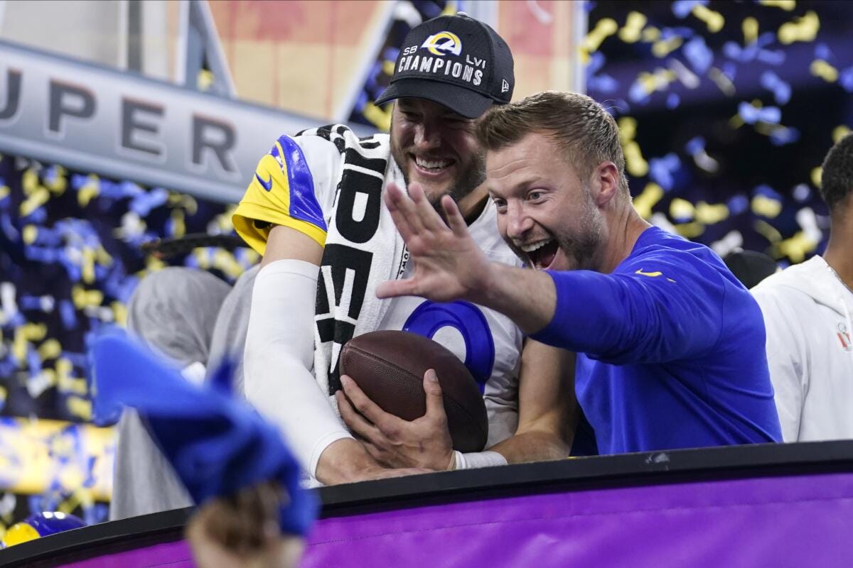 Rams' McVay, Stafford are in 'Top Gun: Maverick' commercial - Los Angeles  Times