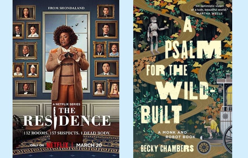 Promotional images for The Residence and A Spalm for the Wild-Built.