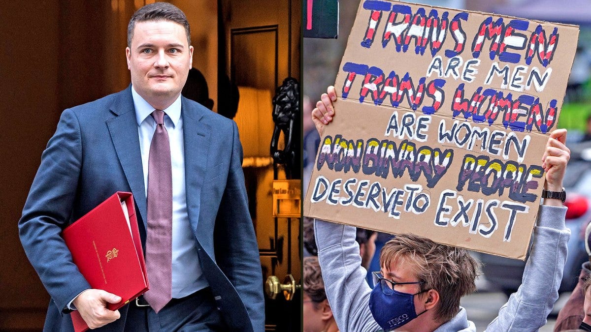 NHS could treat trans patients in private rooms, says Wes Streeting