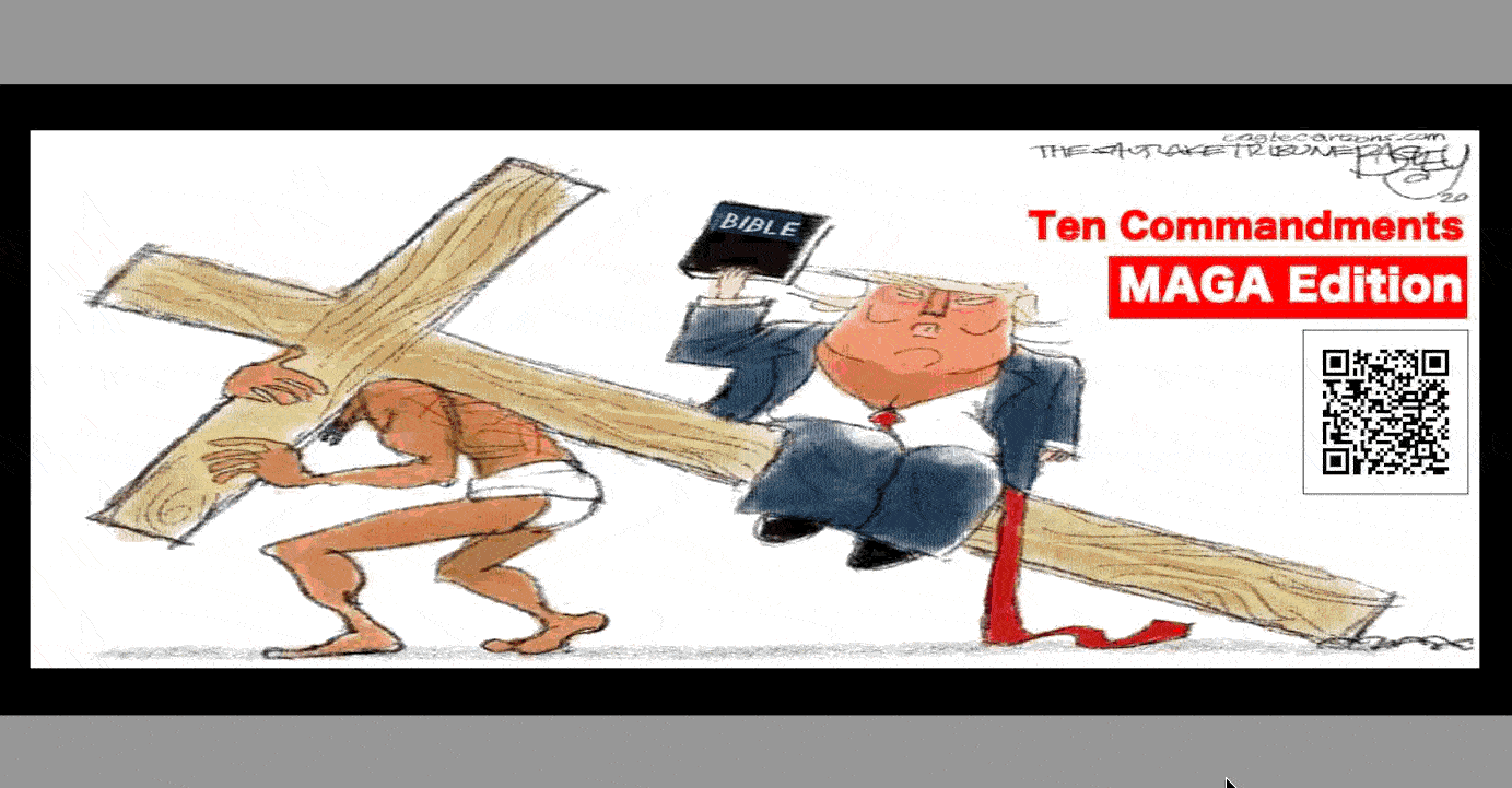 Ten Commandments: Trump MAGA Edition