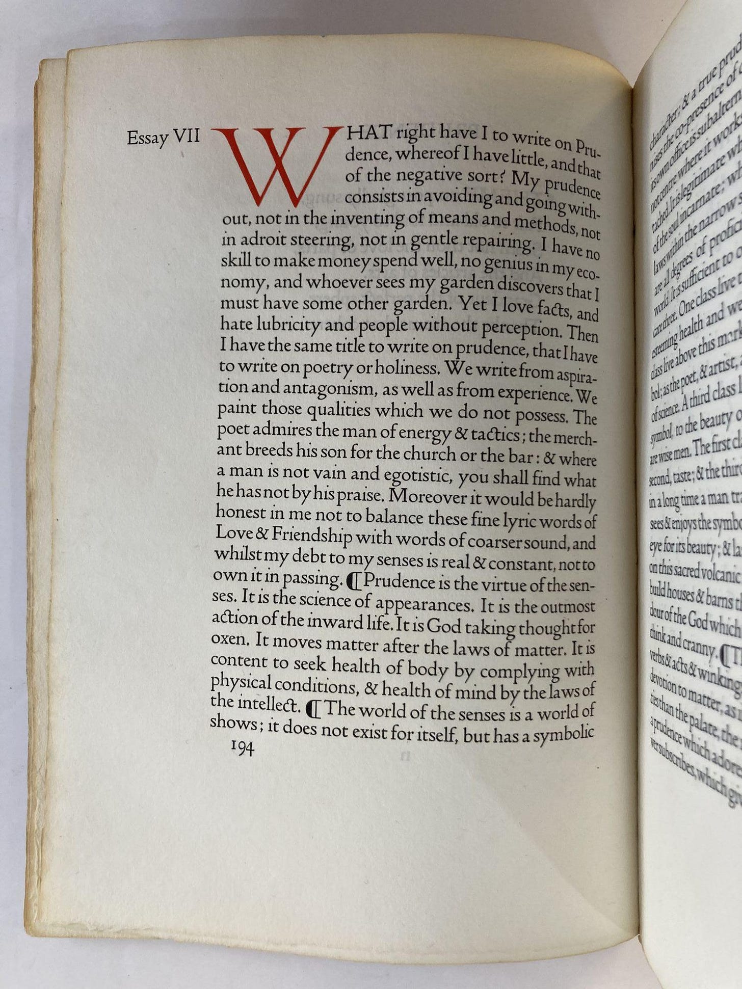 ESSAYS BY RALPH WALDO EMERSON | Ralph Waldo Emerson | Limited Edition:  1/300 copies