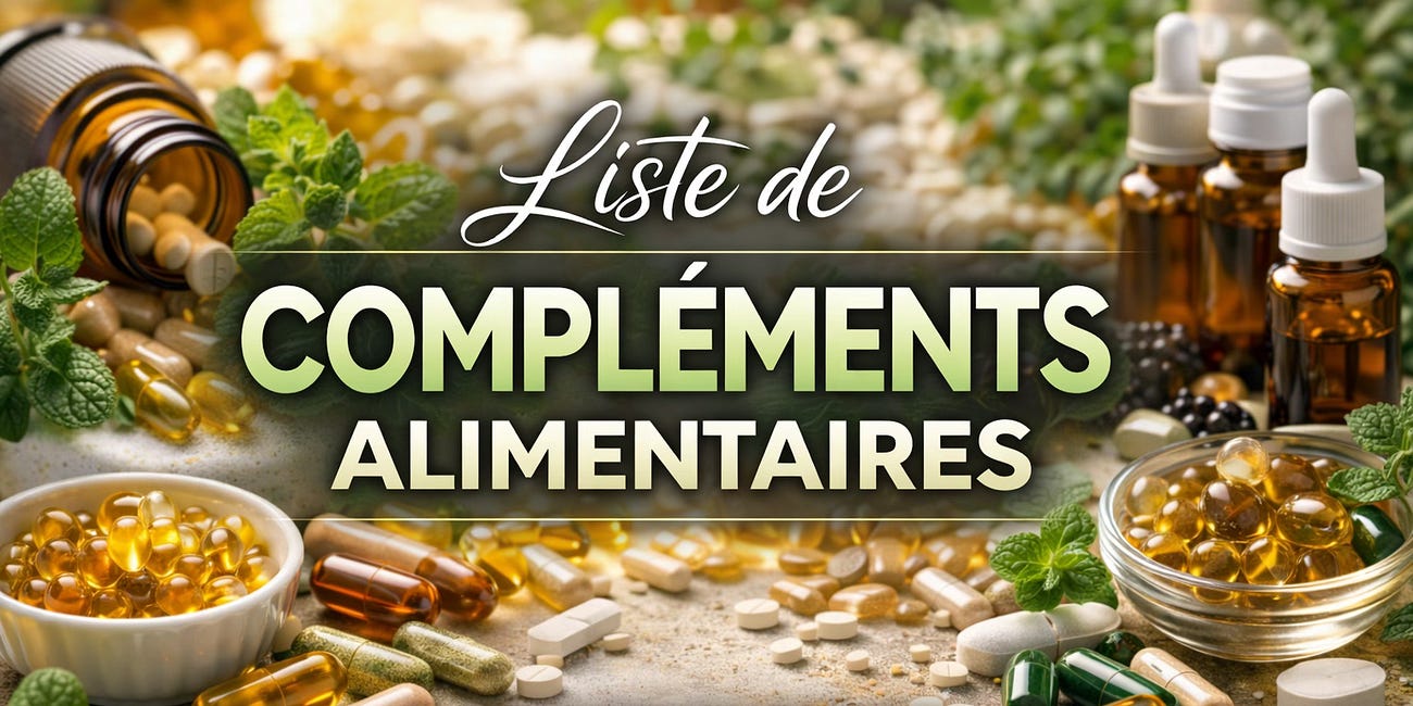 Mon protocole suppléments – Avril 2026 | Modifications et explications