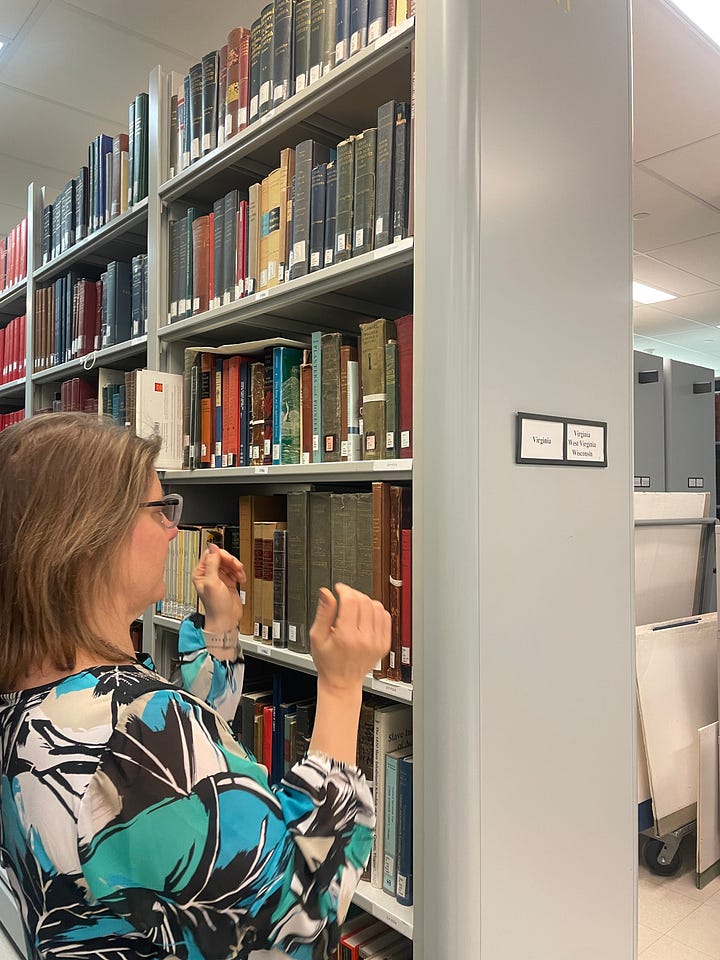 Justina shares a tip of the HSP archival ice berg with me
