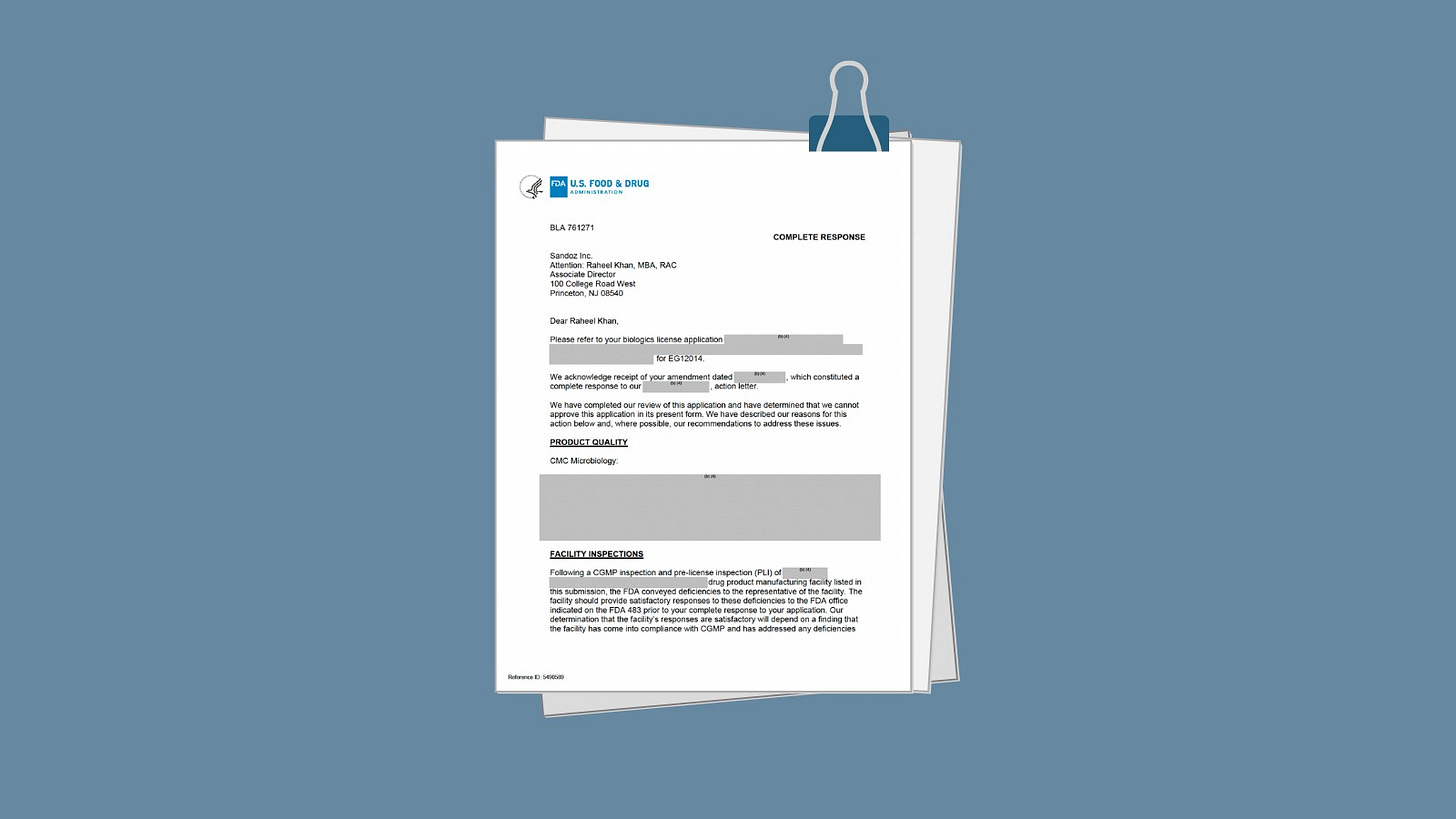 Behind the Rejections: An Analysis of 89 FDA CRLs Reveals Why Drugs ...