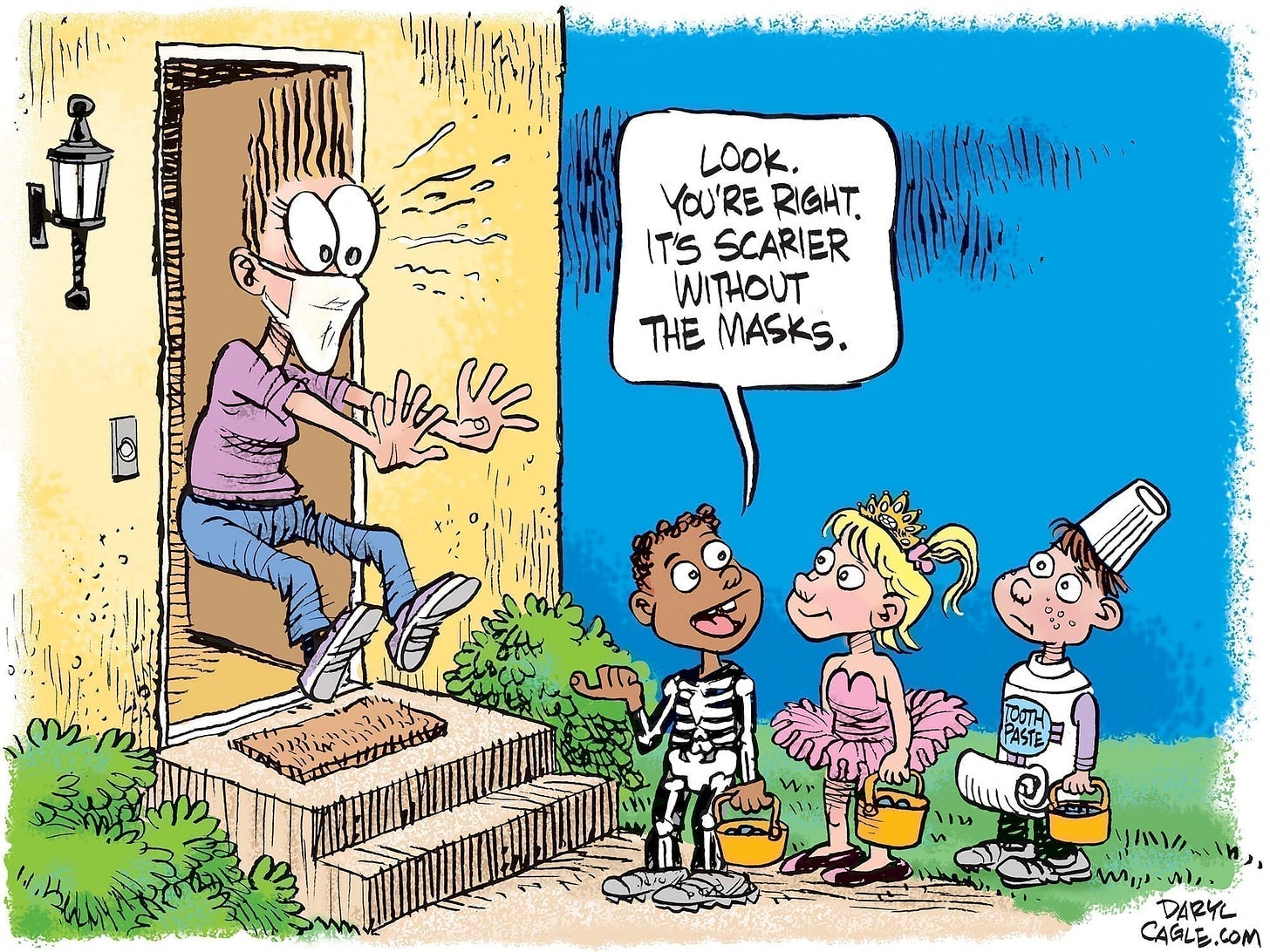 Editorial Cartoon: Masks and Halloween - The Independent ...