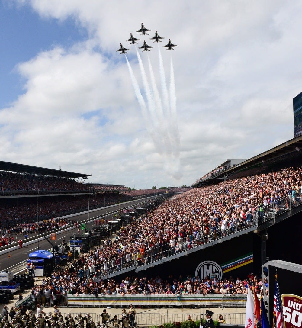 DVIDS - Images - Indiana National Guard, Air Force Thunderbirds rev up the  2024 Indy 500 [Image 3 of 3]