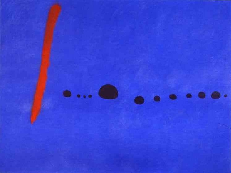 Blue II, 1961 by Joan Miro Blue II, 1961 by Joan Miro