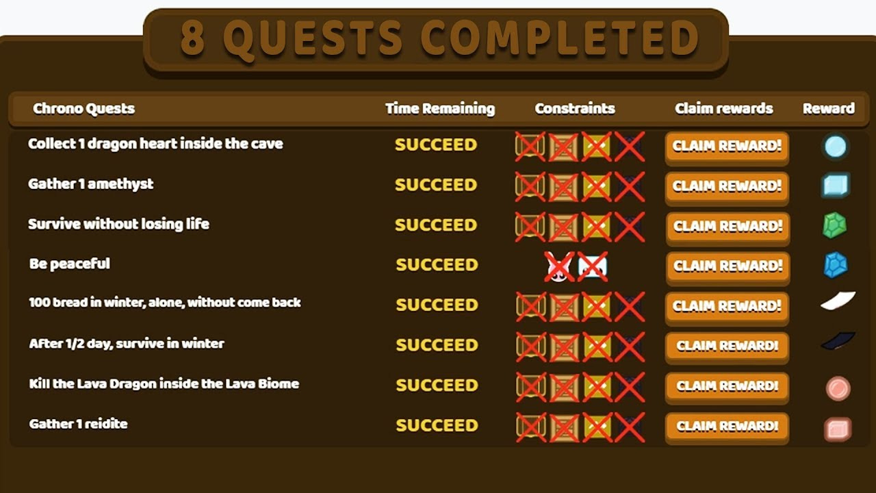 How to Complete 8 quests Solo in Starve.io - YouTube