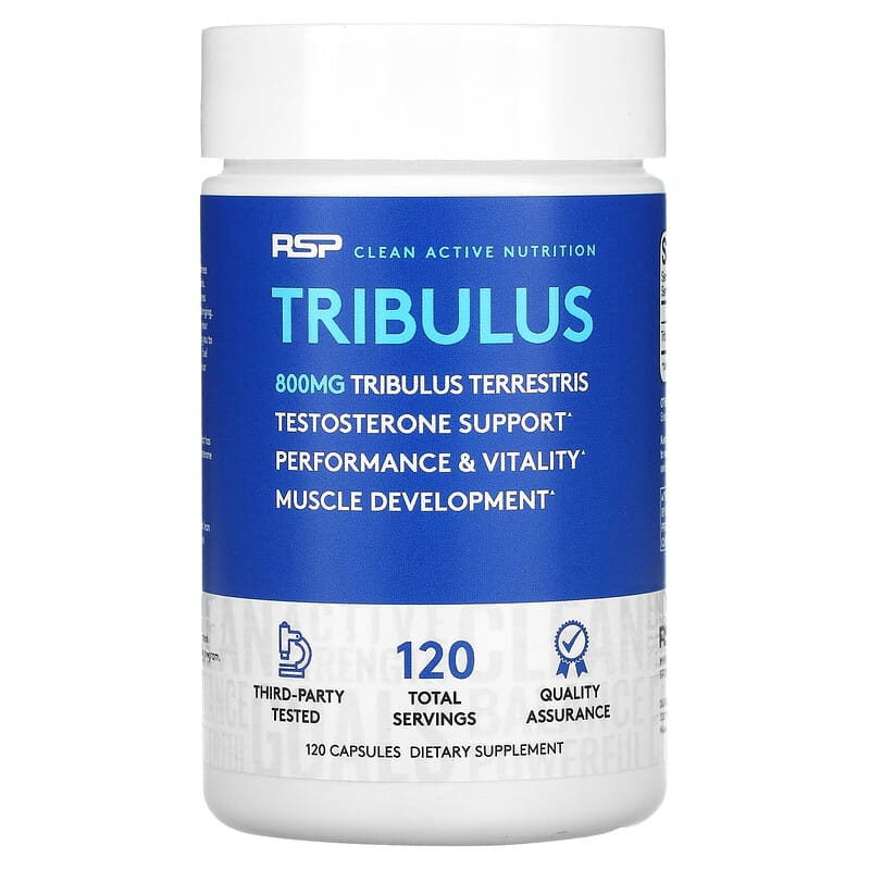 Tribulus, Testosterone Support, 800 mg, 120 Capsules Tribulus, Testosterone Support, 800 mg, 120 Capsules