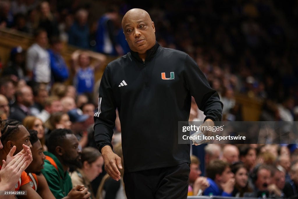 COLLEGE BASKETBALL: JAN 14 Miami at Duke