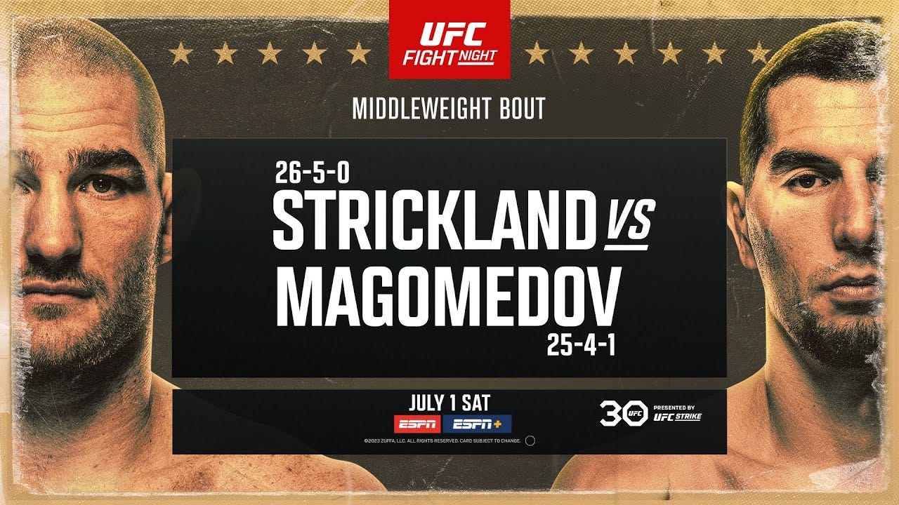 UFC Vegas 76: Strickland vs Magomedov - July 1 | Fight Promo - YouTube