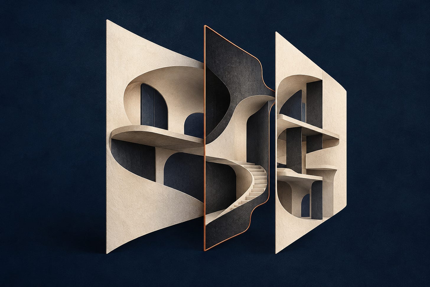 Abstract architectural illustration Abstract architectural illustration