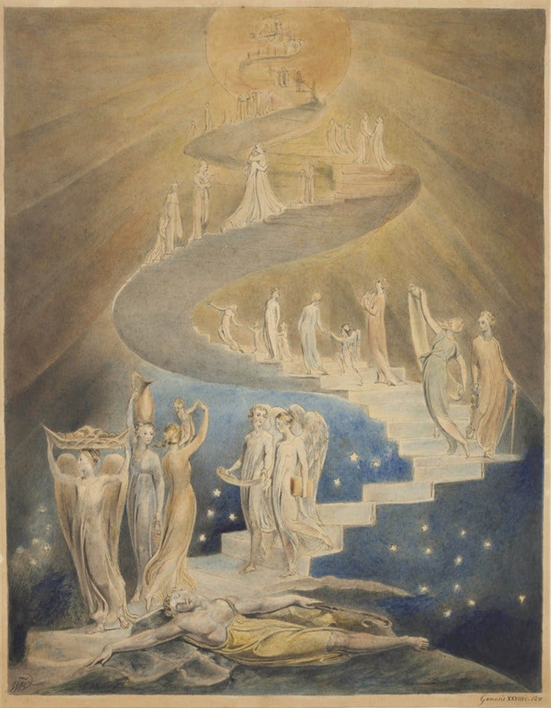 "Jacob's Ladder" by William Blake