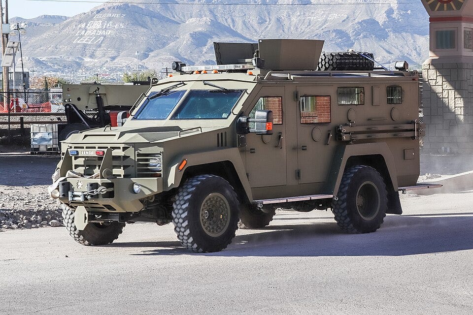 File:CBP Lenco Bearcat armoured vehicle during crowd control exercise.jpg
