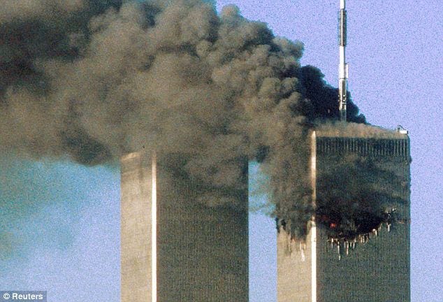 'The Angel of 9/11': Haunting face appears in mangled girder taken from EXACT spot where first ...