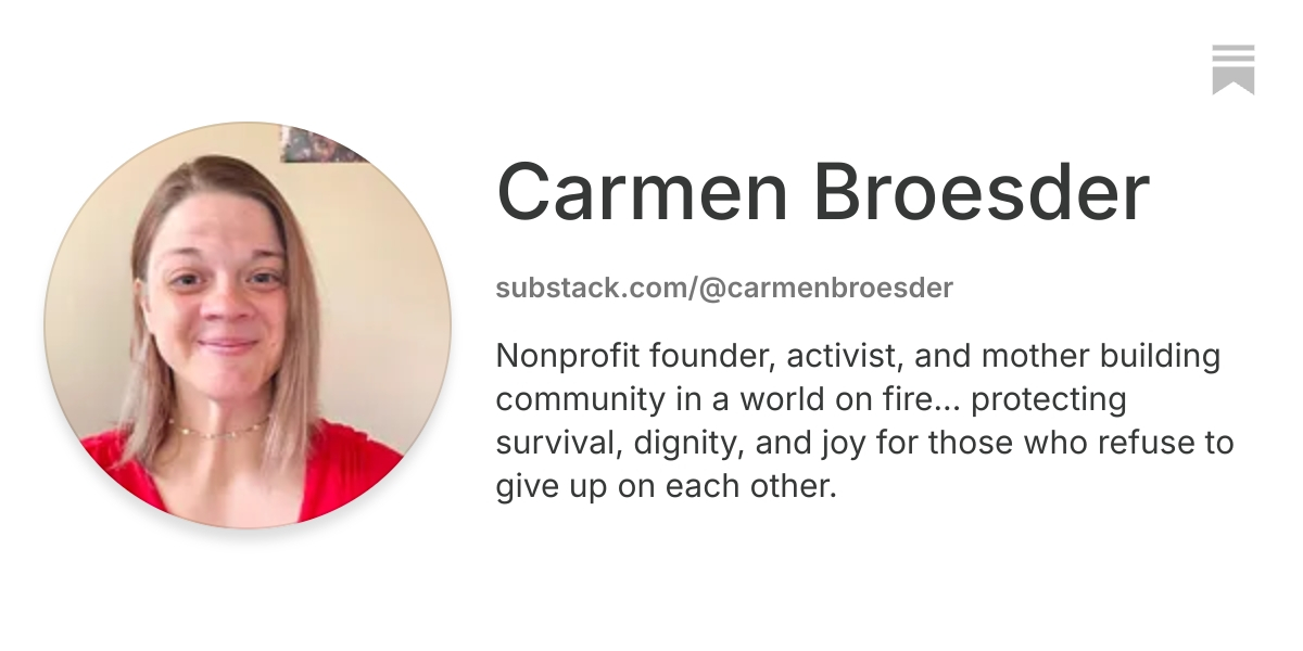 Carmen Broesder | Substack