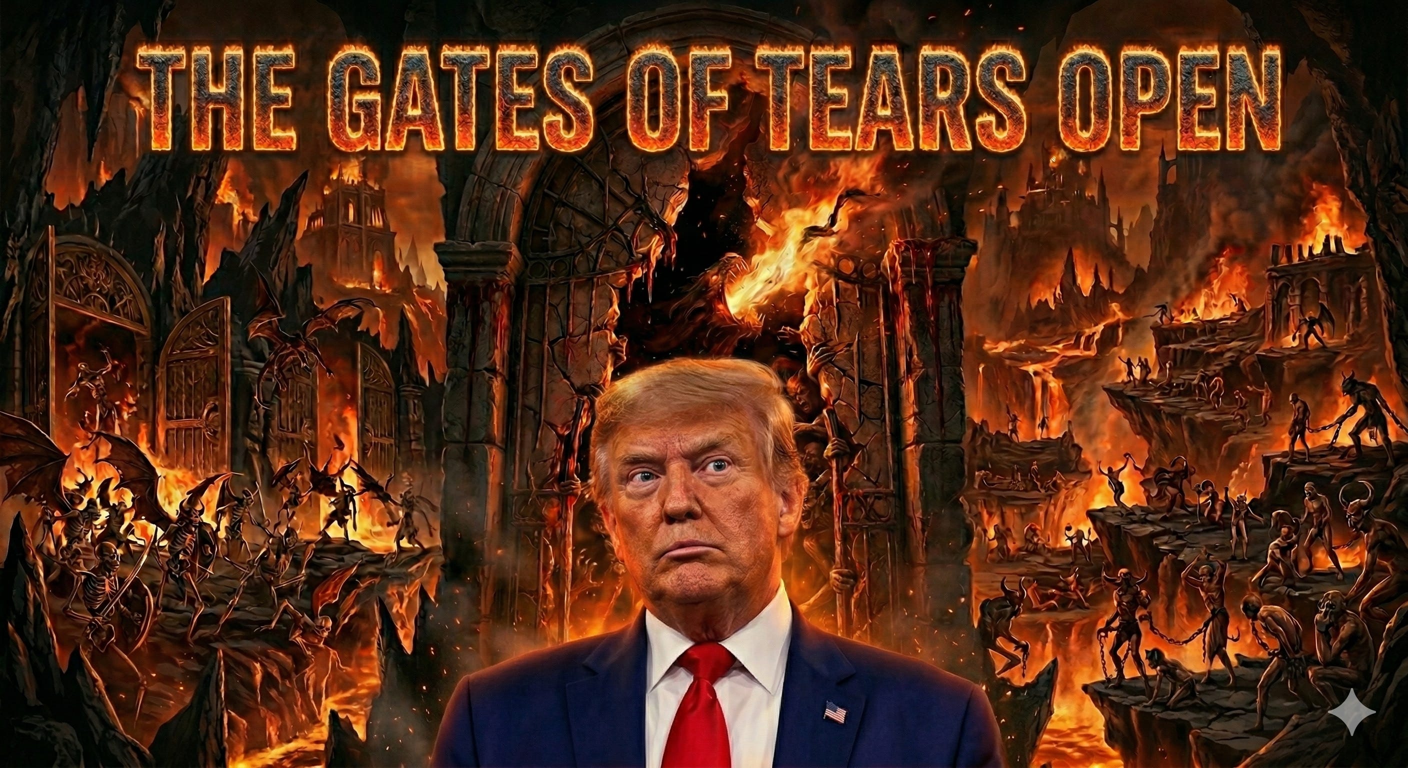 THE GATE OF FUCKING TEARS IS ABOUT TO SHRED TRUMP