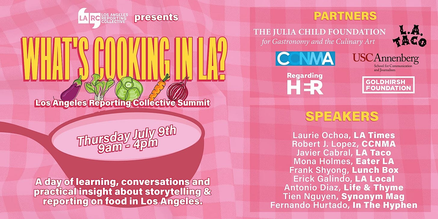 LARC's Food Journalism Summit