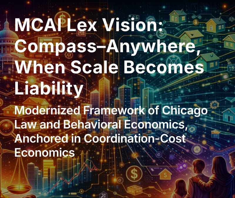 MCAI Lex Vision: Compass–Anywhere, When Scale Becomes Liability
