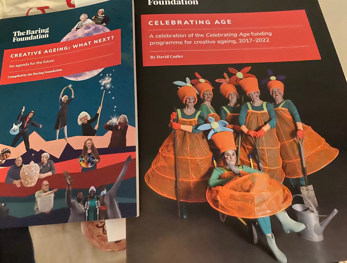 Two publications from the Baring Foundation on creative aging