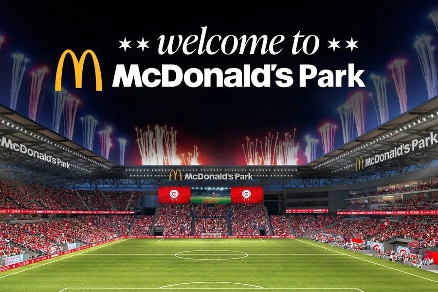 McDonald's entra en el mercado de los estadios de EE.UU. con el McDonald's Park de Chicago
