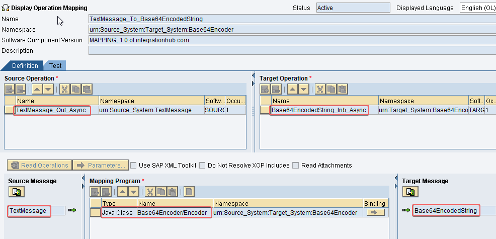 Operation Mapping with imported archive java class for base64 encoding sap pi po Operation Mapping with imported archive java class for base64 encoding sap pi po