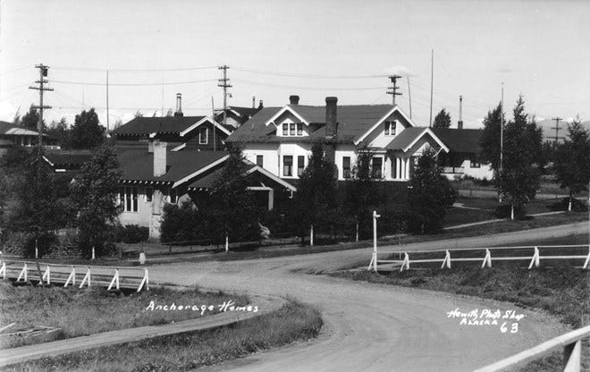 Christensen Road in Anchorage, Alaska.