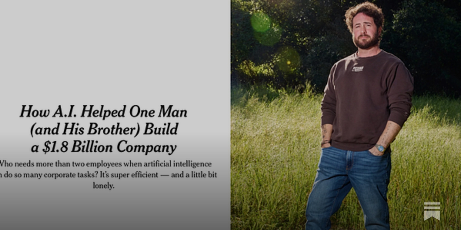 The back story behind the first “$1.8 Billion” dollar “AI Company”