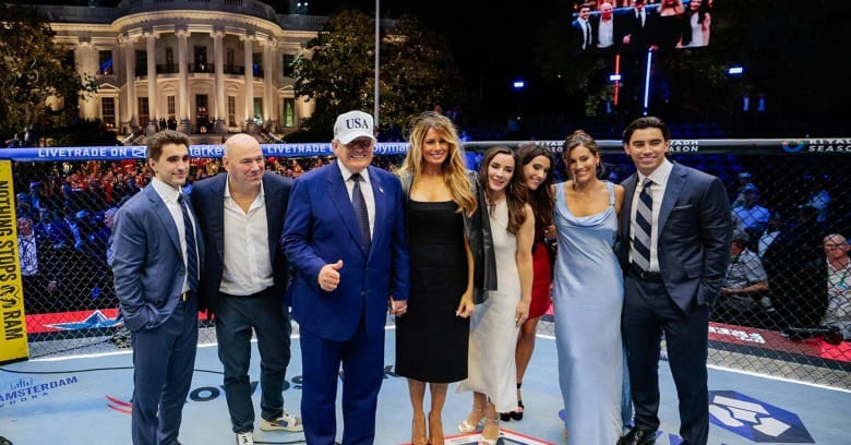 Trump celebrates 80th birthday with UFC Fight at White House Trump celebrates 80th birthday with UFC Fight at White House