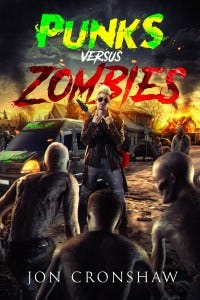 Cover of Punks Versus Zombies by Jon Cronshaw