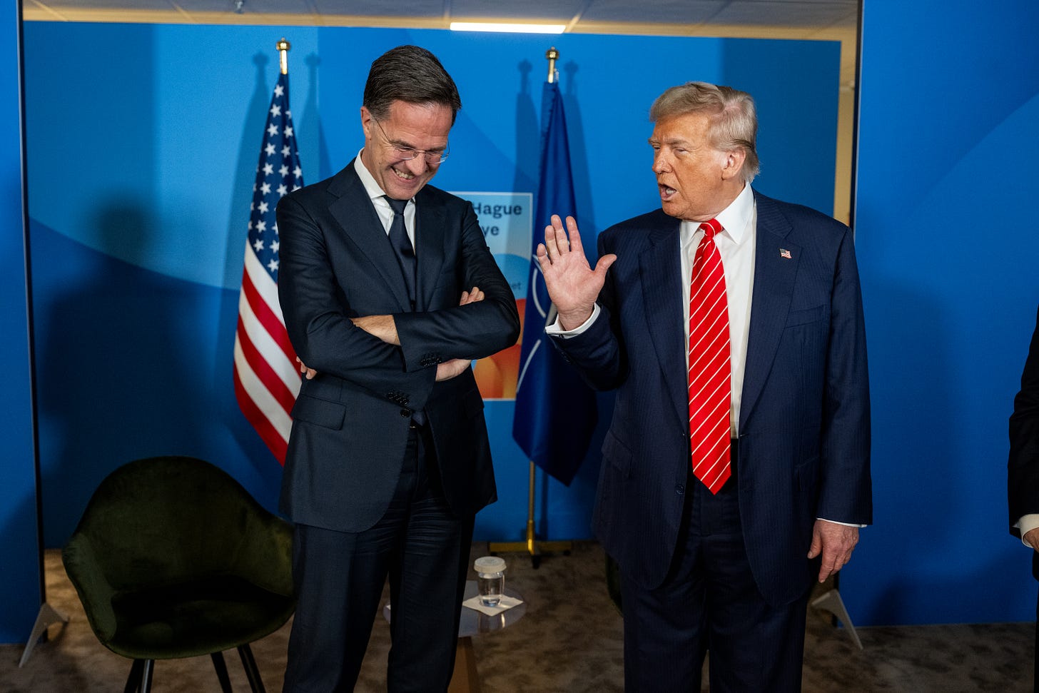 Mark Rutte speaks with Donald Trump Mark Rutte speaks with Donald Trump