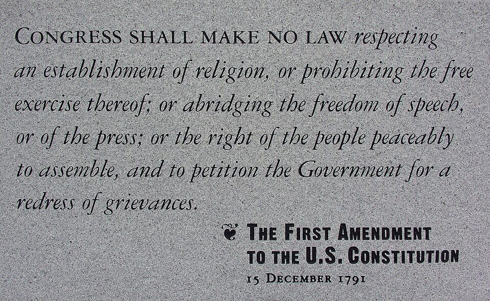 File:保障言論自由的美國憲法第一修正案紀念碑 "The First Amendment to The U.S. Constitution" Monument in Independence National Historic Park in Philadelphia, Pennsylvania,.jpg File:保障言論自由的美國憲法第一修正案紀念碑 "The First Amendment to The U.S. Constitution" Monument in Independence National Historic Park in Philadelphia, Pennsylvania,.jpg