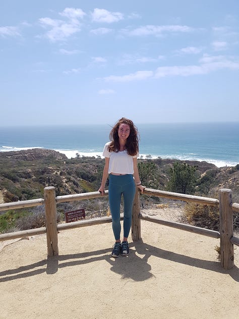 Images showing the beach and hiking trails in Torrey Pines State Beach