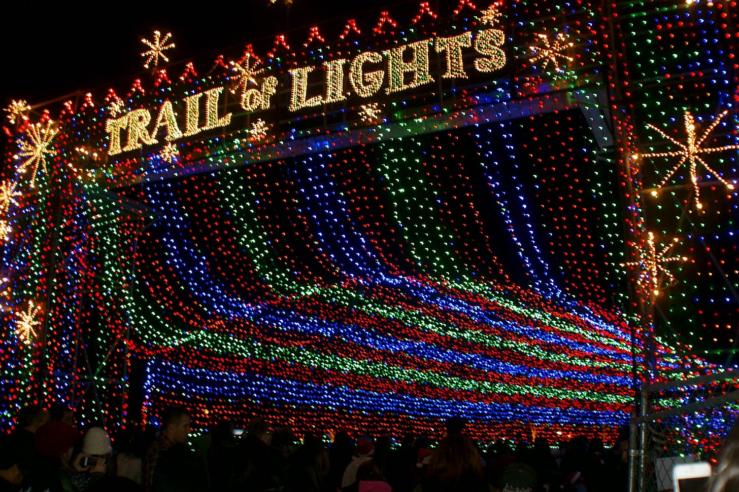 Austin's Trail of Lights in Zilker Park. Photo: MarkScottAustinTX, CC BY-SA 2.0, via Flickr