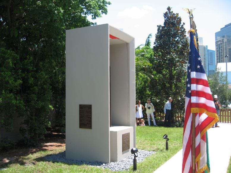  9/11 Memorial at Tibor Hollo Park on June 14, 2012. Courtesy of Casey M. Piket