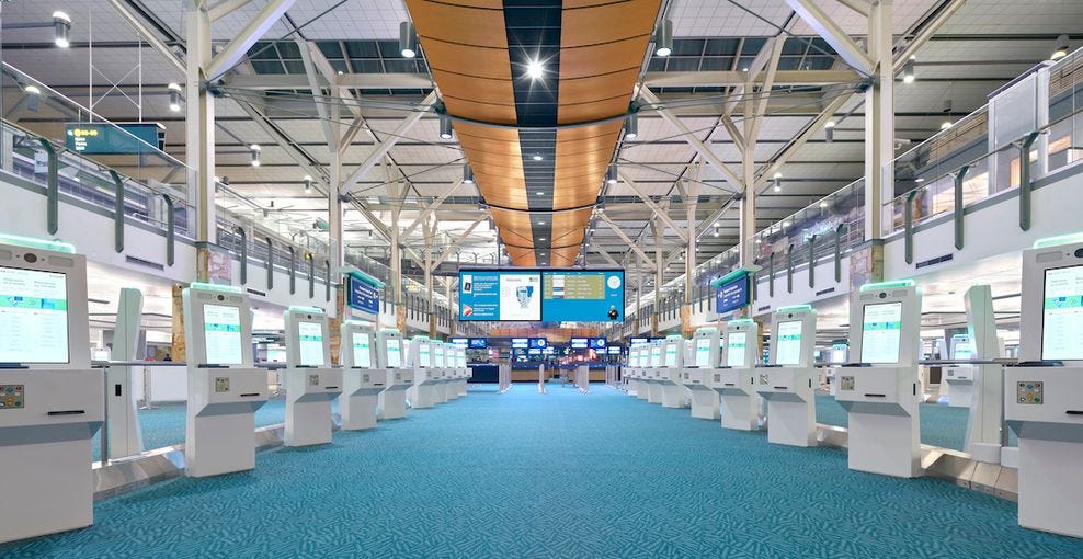 Self-cleaning, contactless border control kiosks developed by YVR Airport |  Urbanized