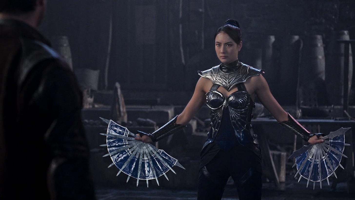 Kitana in Mortal Kombat II