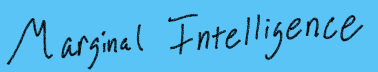 Marginal Intelligence