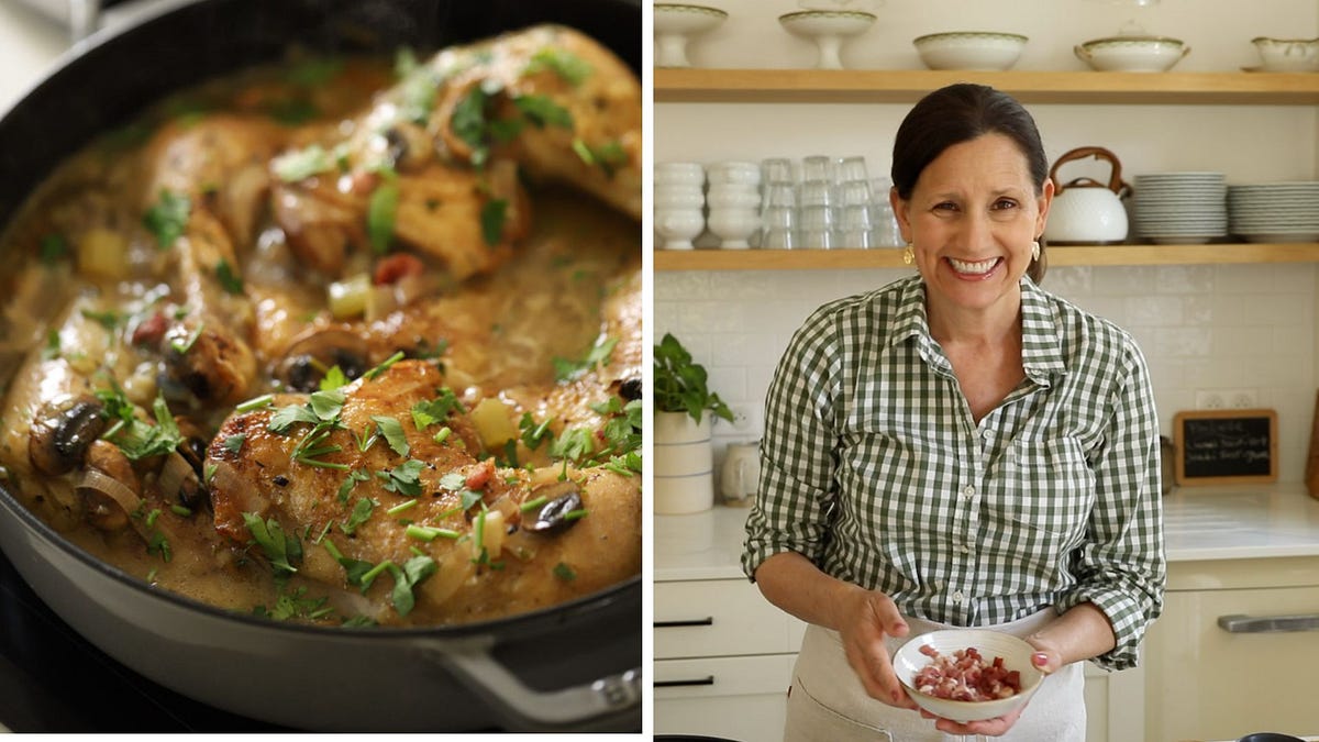 Coq Au Vin Blanc - Entertaining with Beth - Substack