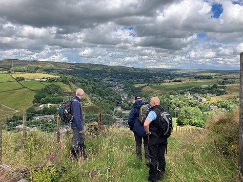 Scenic views around Todmorden