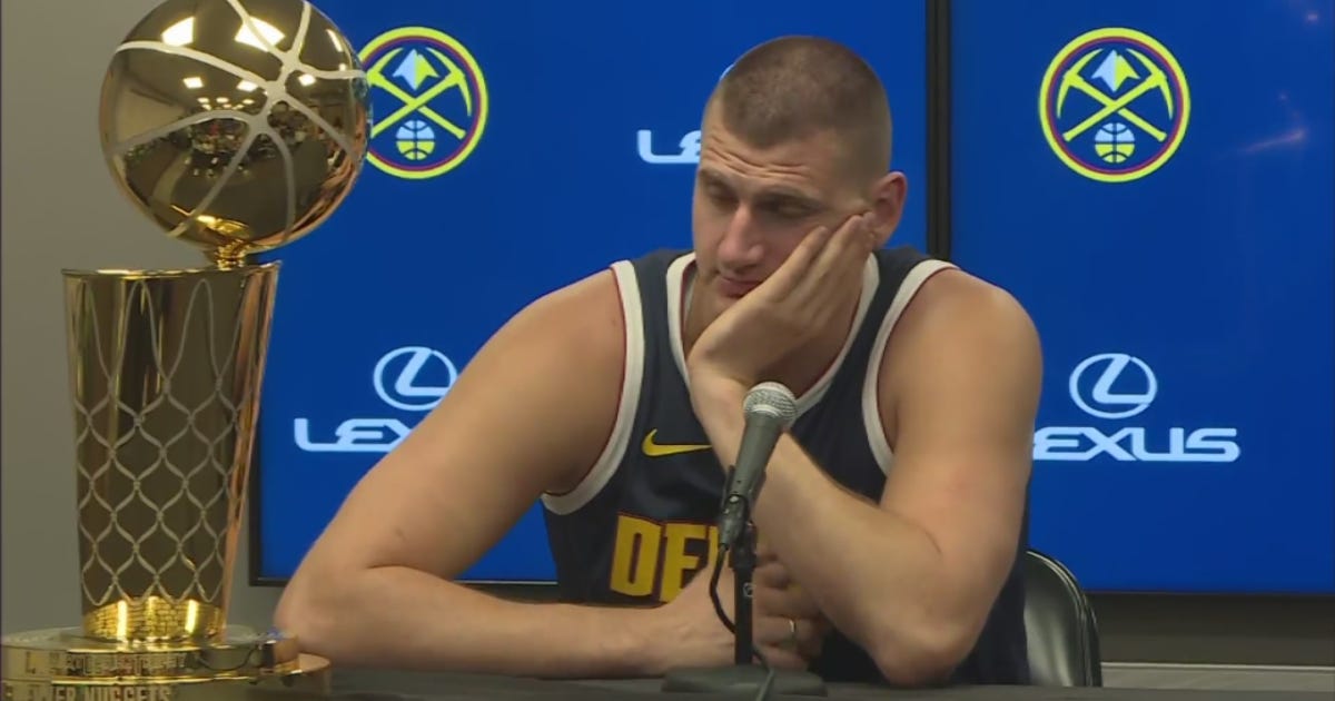 Nikola Jokic's "quiet, boring" summer in Serbia comes to an end, NBA champ  back in Denver and ready to defend Nuggets title - CBS Colorado