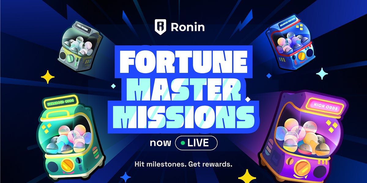 Fortune Master Missions are LIVE on Ronin Market!