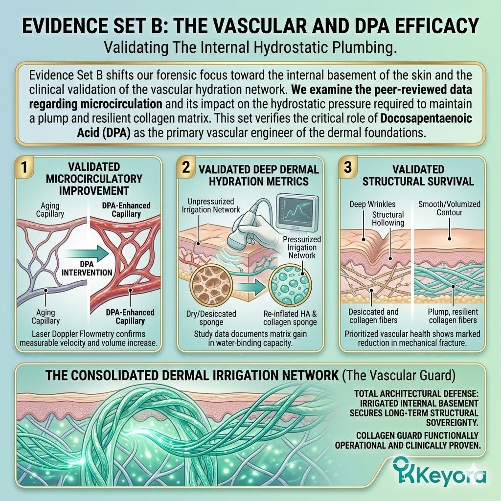 Systemic Regulator driving Microcirculatory Improvement and Hydration Metrics via DPA to ensure Internal Hydrostatic Plumbing and structural sovereignty. Systemic Regulator driving Microcirculatory Improvement and Hydration Metrics via DPA to ensure Internal Hydrostatic Plumbing and structural sovereignty.